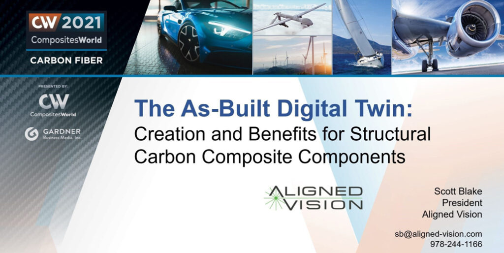 As Built Digital Twin for Composites presentation at Carbon Fiber 110921 Aligned Vision